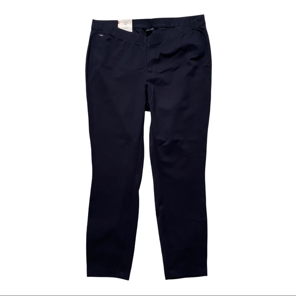 Tommy Hilfiger pull on Morgan Stretch Ponte Leggings, Blue, Size XL